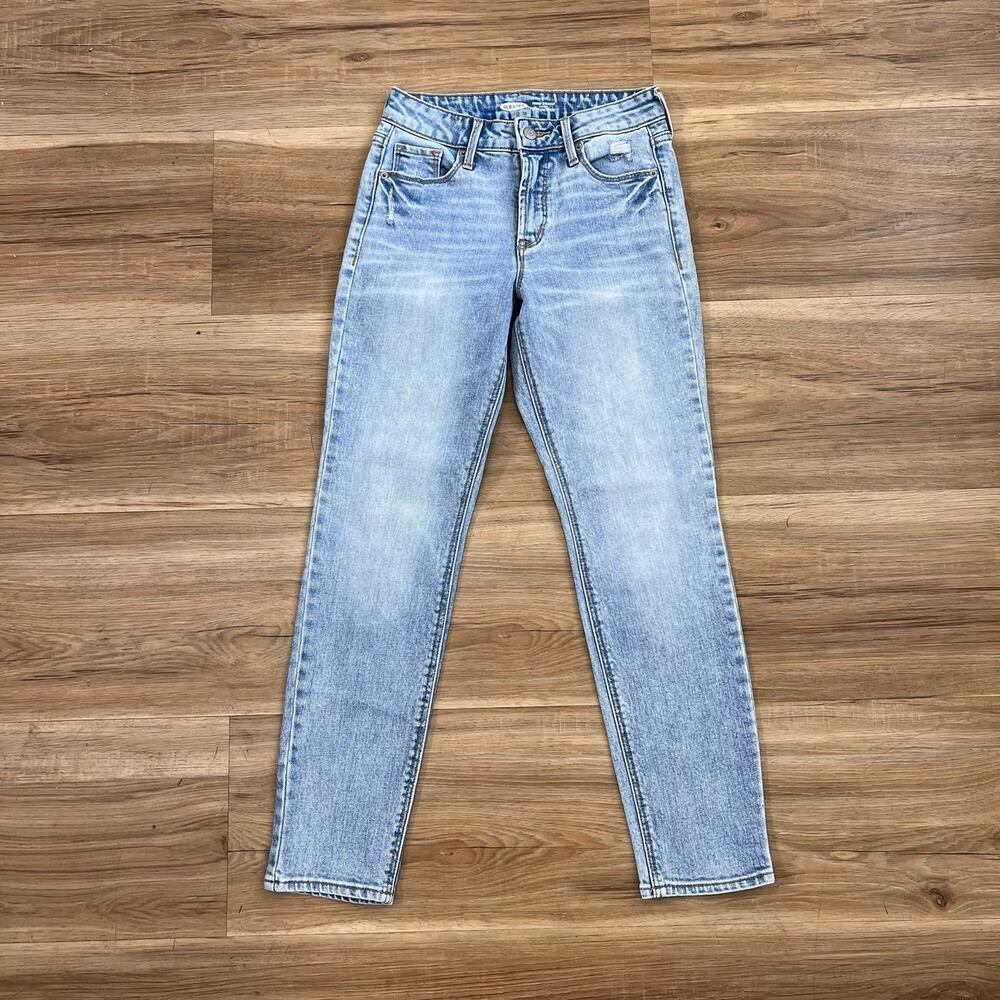OLD NAVY Power Straight High Rise Light Blue Women's Jeans Size 0